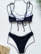 Free Shipping swimwear Manufacturer custom swimsuits bikini sets luxury velvet shiny bikini swimwear for women - Guy Christopher