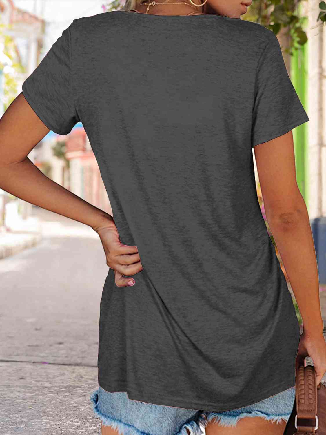Full Size Round Neck Short Sleeve Jack-O'-Lantern Graphic T-Shirt - Guy Christopher