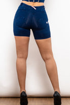 Full Size Side Stripe Buttoned Denim Shorts - Guy Christopher