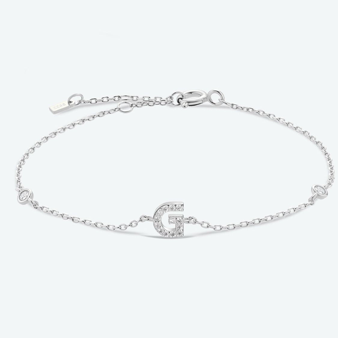 G To K Zircon 925 Sterling Silver Bracelet - Guy Christopher