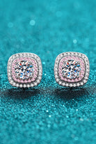 "Geometric Moissanite Stud Earrings - Dazzling Gems to Celebrate Your Love and Elegance" - Guy Christopher