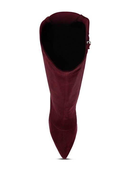 Gladol Calf Pointed Flat Boots - Guy Christopher