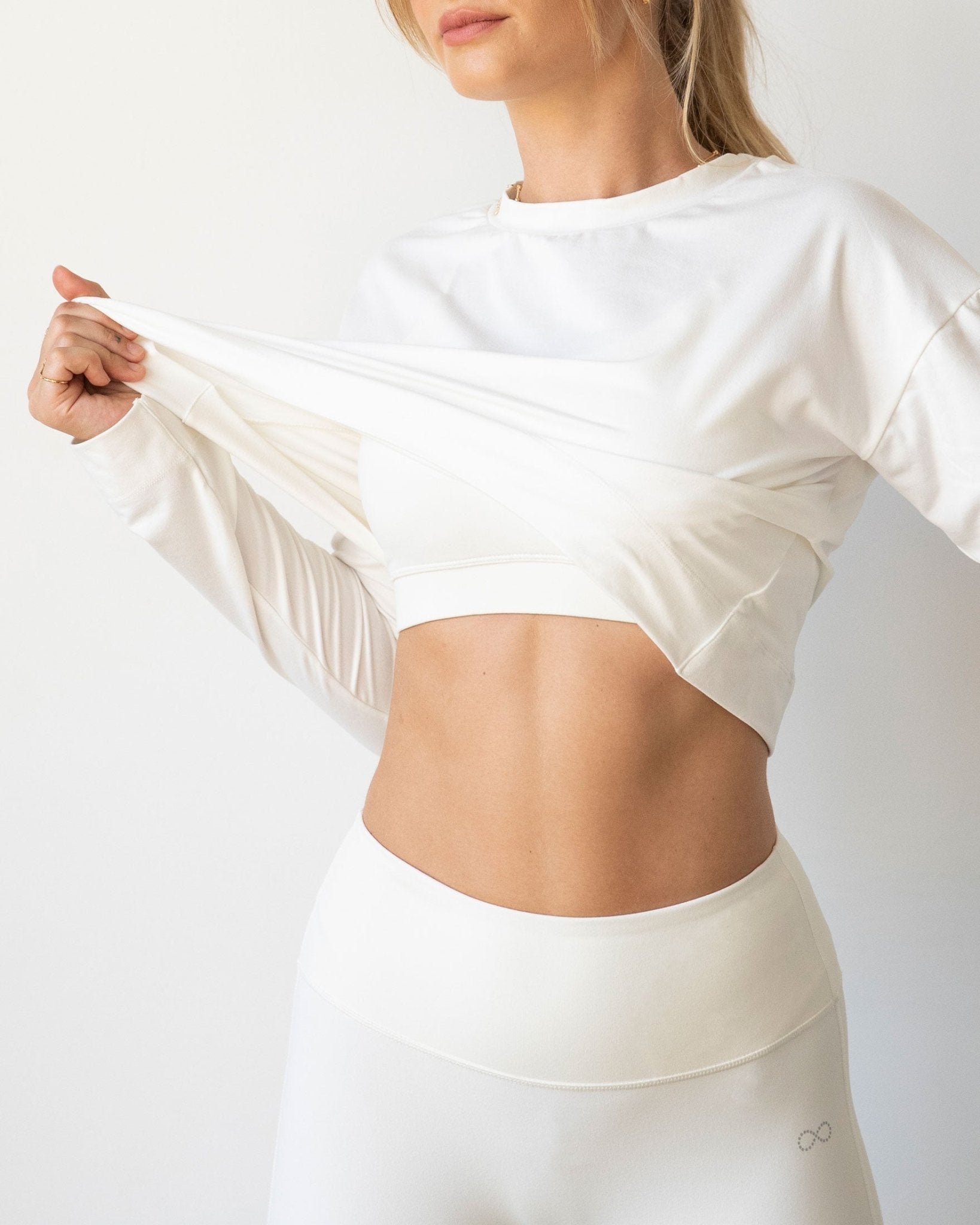 Go With The Flow Crop Long Sleeve - Guy Christopher