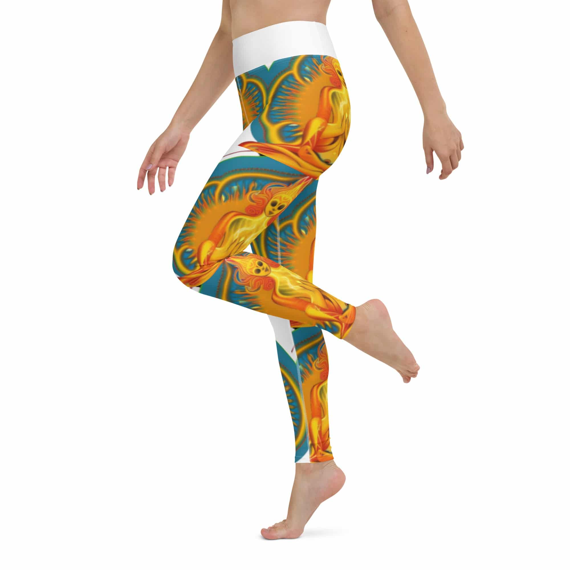 Goddess of Beauty Leggings - Where Your Body Becomes a Canvas for the Universe - Awaken the Divinity Within You - Guy Christopher