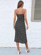 Goddess of Beauty Printed Split Dress - Unleash Your Inner Divinity and Mesmerize with Effortless Elegance - Guy Christopher