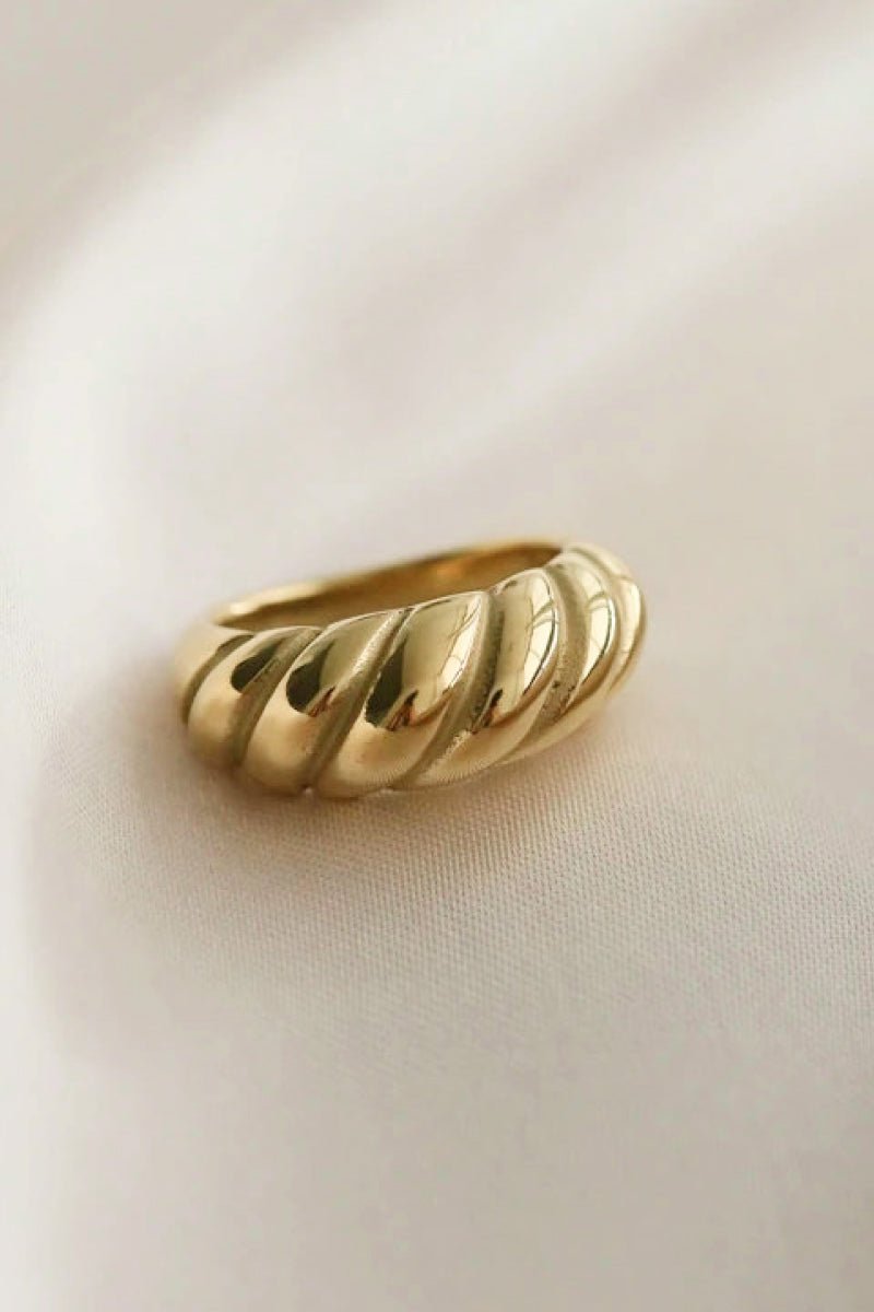 Gold Twisted Ring - Guy Christopher