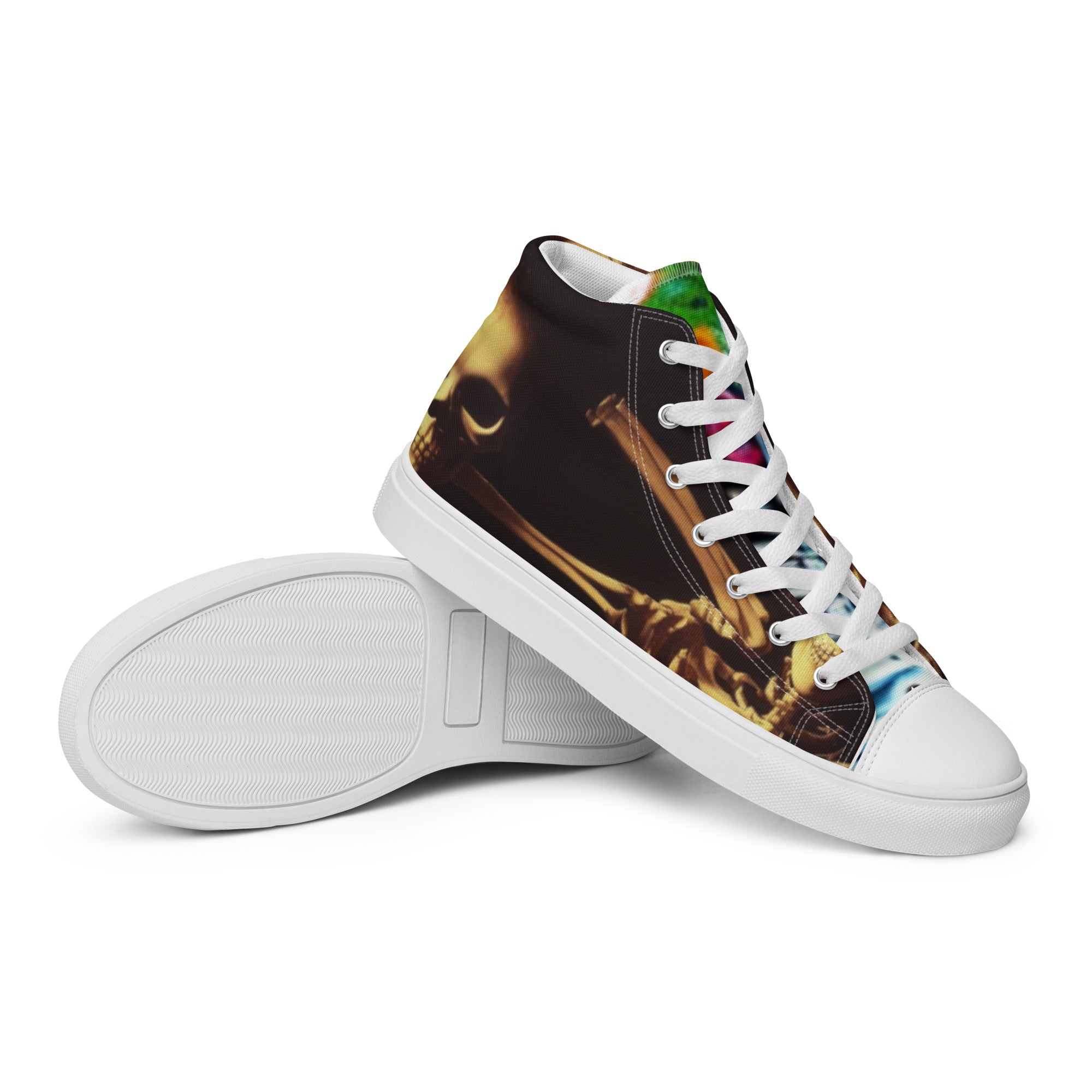 Guy Christopher's High Top Canvas Shoes - Step into a World of Art and Comfort - Treat Your Feet to the Magic They Deserve - Guy Christopher