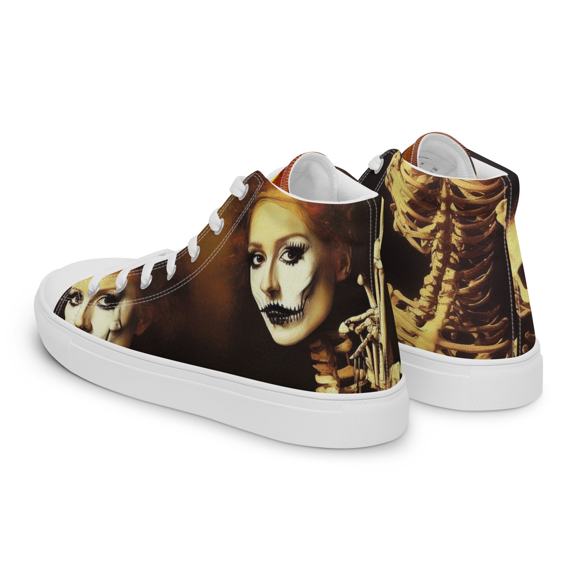 Guy Christopher's High Top Canvas Shoes - Step into a world of whimsy and poetic charm - Showcase your unique style with handcrafted footwear that reflects your individuality. - Guy Christopher