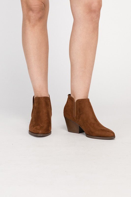 GWEN Suede Ankle Boots - Guy Christopher