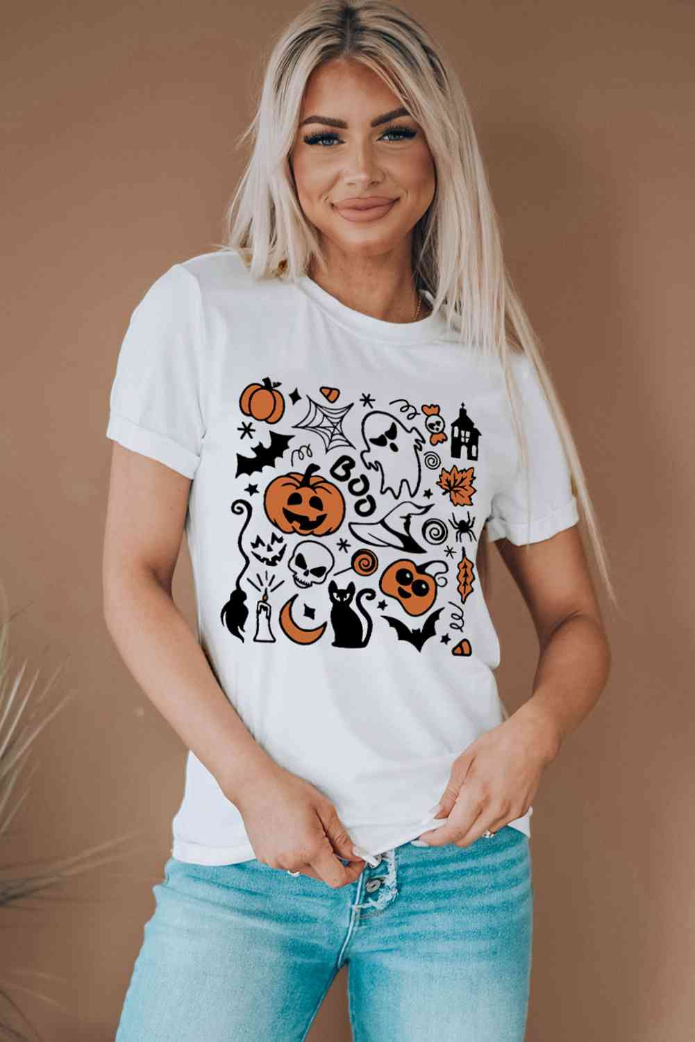 Halloween Graphic Short Sleeve T-Shirt - Guy Christopher