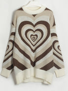 Heart Dropped Shoulder Sweater - Guy Christopher
