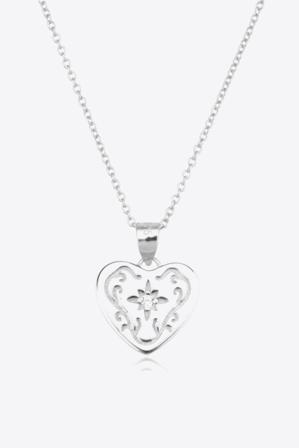 Heart Pendant 925 Sterling Silver Necklace - Guy Christopher
