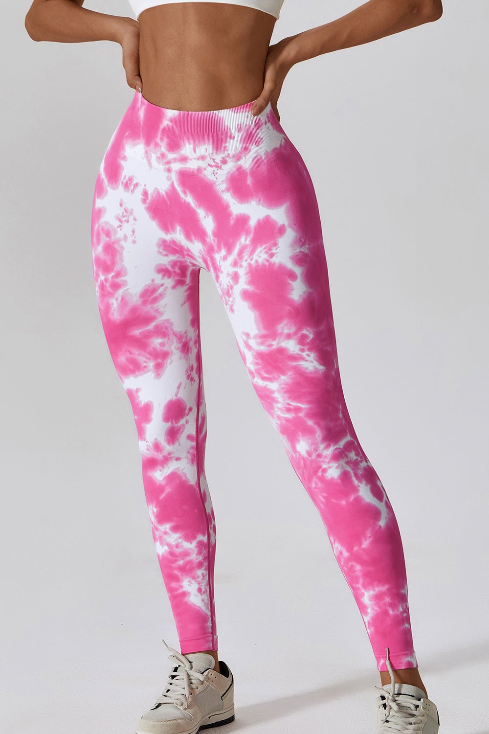 High Waist Tie-Dye Long Sports Pants - Guy Christopher