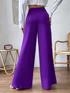 High Waist Wide Leg Pants - Guy Christopher