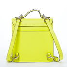 The Hollywood Backpack Purse Leather Yellow - Guy Christopher 