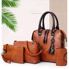 Hot Selling Luxury Women Bag Handbags PU Leather Handbag Lady 4 Pieces One Set Shoulder Bags Designer Tote Bag - Guy Christopher