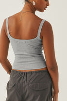 In Your Dreams Ribbed Cropped Cami - Guy Christopher