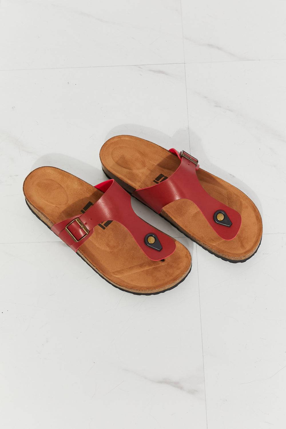 Indulge in Pure Bliss with the MMShoes Drift Away T-Strap Flip-Flop - Experience Ultimate Comfort and Elegance While Walking Hand-in-Hand With Your Lover. - Guy Christopher