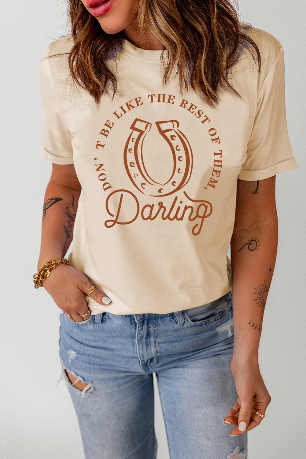 Indulge in Romance with our Slogan Graphic Cuffed Sleeve Tee Shirt - The Perfect Choice for Making a Statement While Staying Comfortable and Chic - Guy Christopher
