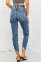 Judy Blue Dahlia Full Size Distressed Patch Jeans - Guy Christopher