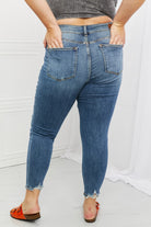 Judy Blue Dahlia Full Size Distressed Patch Jeans - Guy Christopher