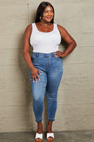 Judy Blue Janavie Full Size High Waisted Pull On Skinny Jeans - Guy Christopher