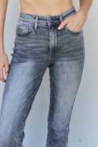 Judy Blue Racquel Full Size High Waisted Stone Wash Slim Fit Jeans - Guy Christopher