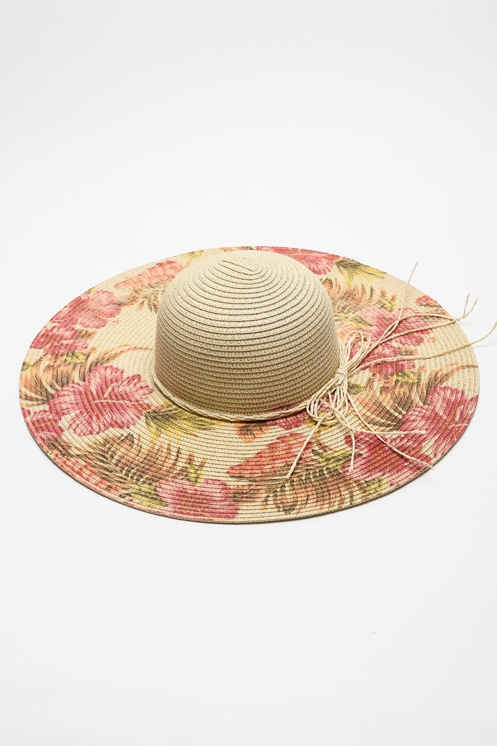 Justin Taylor Floral Bow Detail Sunhat - Guy Christopher