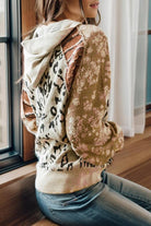 Leopard Drawstring Hooded Sweater - Guy Christopher