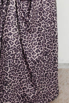 Leopard Round Neck Maxi Dress - Guy Christopher