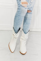 Little White Scrunch Cowboy Boots - Step into Timeless Romance with Fashion - Experience the Beauty and Charm of Tradition with a Contemporary Twist - Guy Christopher