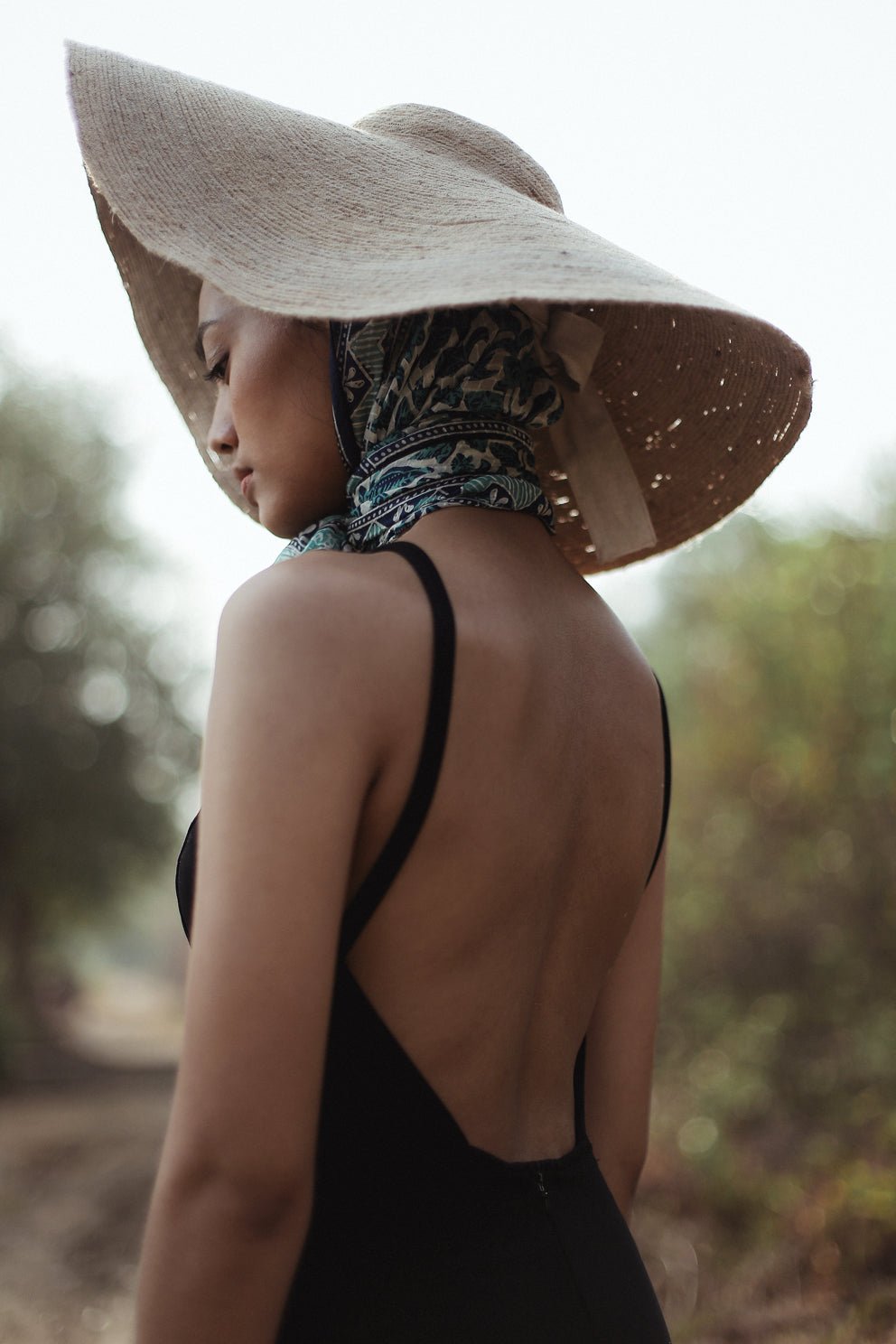 LOLA Wide Brim Jute Straw Hat In Natural Beige - Guy Christopher