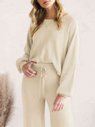 Long Sleeve Lounge Top and Drawstring Pants Set - Guy Christopher