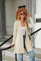 Long Sleeve Open Front Cardigan - Guy Christopher