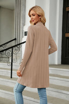 Long Sleeve Open Front Cardigan - Guy Christopher