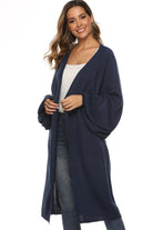 Long Sleeve Open Front Cardigan - Guy Christopher