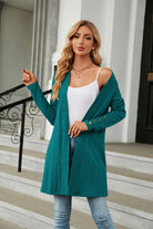 Long Sleeve Open Front Cardigan - Guy Christopher