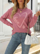 LOVE Heart Graphic Sweater - Guy Christopher