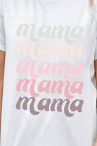 MAMA Graphic Contrast Tee Shirt - Celebrating the Magic of Motherhood - Luxuriously Soft and Versatile - Guy Christopher