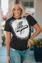 MAMA Lightning Graphic Short Sleeve Tee Shirt - Unleash your Inner Radiance and Captivate Hearts with this Luxurious Blend of Style and Comfort. - Guy Christopher