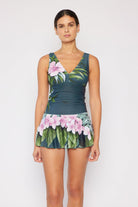 Marina West Swim Full Size Clear Waters Swim Dress in Aloha Forest - Guy Christopher