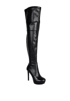 Marvelettes Faux Leather High Heeled Long Boots - Guy Christopher