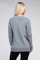 Melange Open Front Sweater Cardigan - Guy Christopher