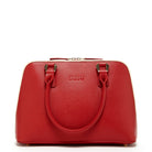 Melissa Red Saffiano Leather Satchel Bag - Guy Christopher
