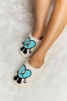 Melody Love Heart Print Plush Slippers - Guy Christopher