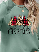 MERRY CHRISTMAS Round Neck Long Sleeve Sweatshirt - Guy Christopher