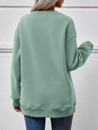 MERRY CHRISTMAS Round Neck Long Sleeve Sweatshirt - Guy Christopher