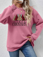 MERRY CHRISTMAS Round Neck Long Sleeve Sweatshirt - Guy Christopher