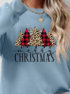 MERRY CHRISTMAS Round Neck Long Sleeve Sweatshirt - Guy Christopher