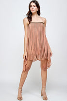 Metal Fringed Sexy Mini Dress - Guy Christopher